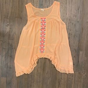 Peach Aztec Tank